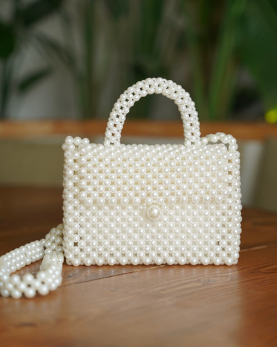 کیف مرواریدی مدل نورا